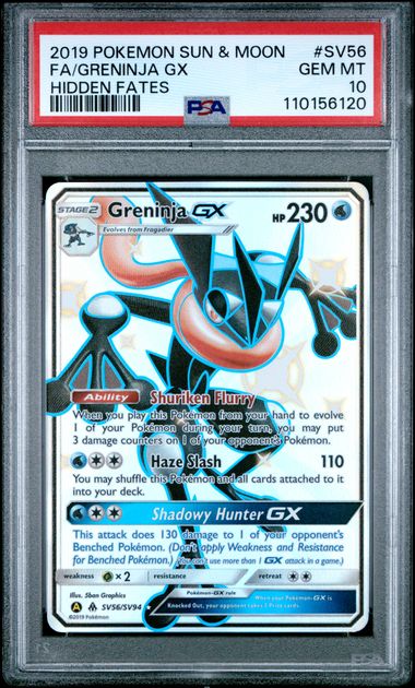 Greninja GX # SV56/SV94 - PSA 10