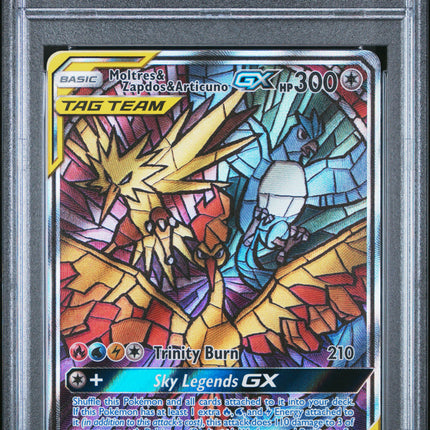 Moltres & Zapdos & Articuno GX #SM210 - PSA 10