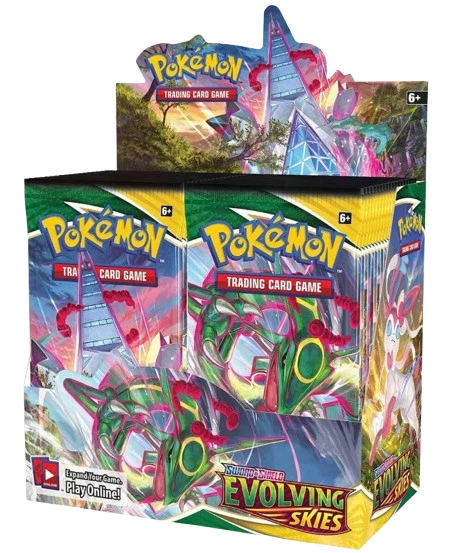 Pokémon Evolving Skies Booster Display Box (36 Packs)